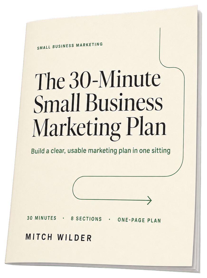 Cover of The 30-Minute Small Business Marketing Plan Checklist