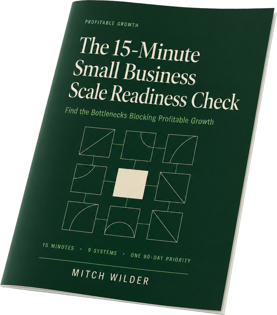 Cover of The 15-Minute Small Business Scale Readiness Check